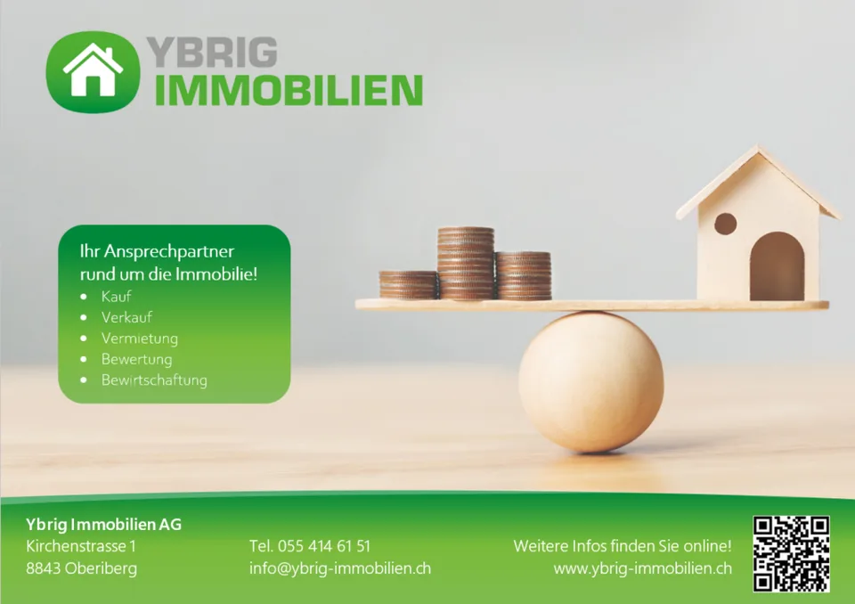 Appartement 3.5 pièces au centre d'Oberiberg !