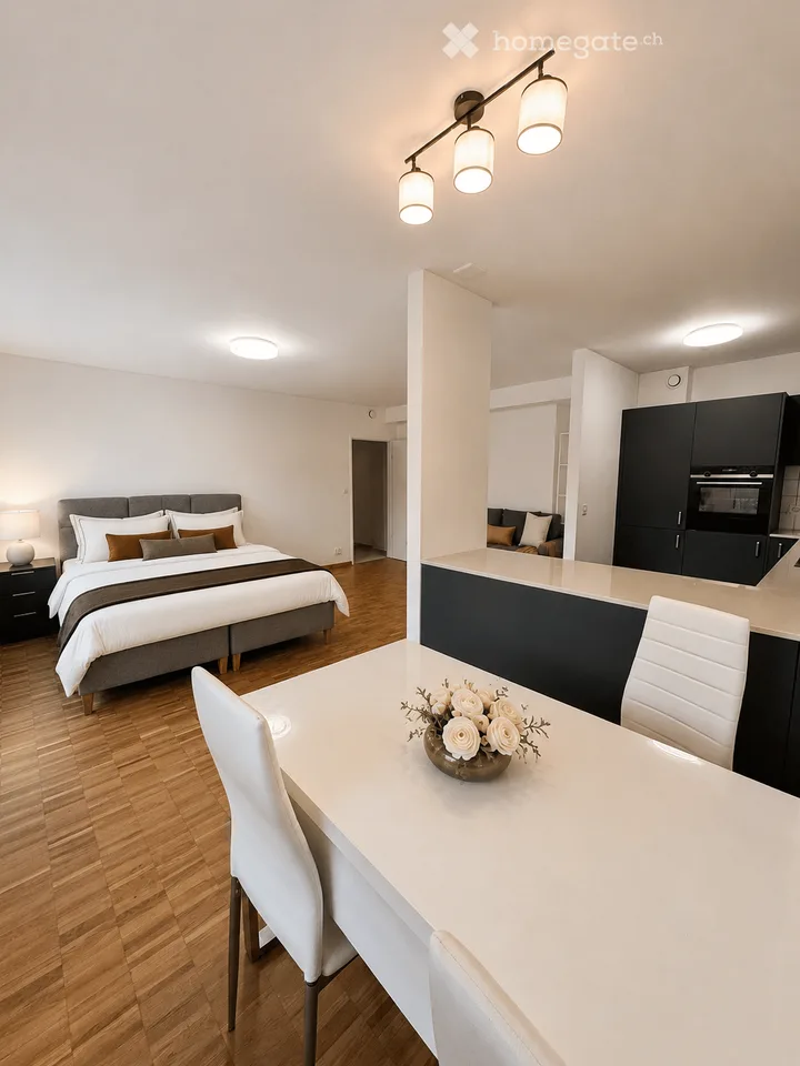 Appartement moderne 2.5 pièces dans un immeuble neuf sur la Rheinfelderstrasse à Bâle
