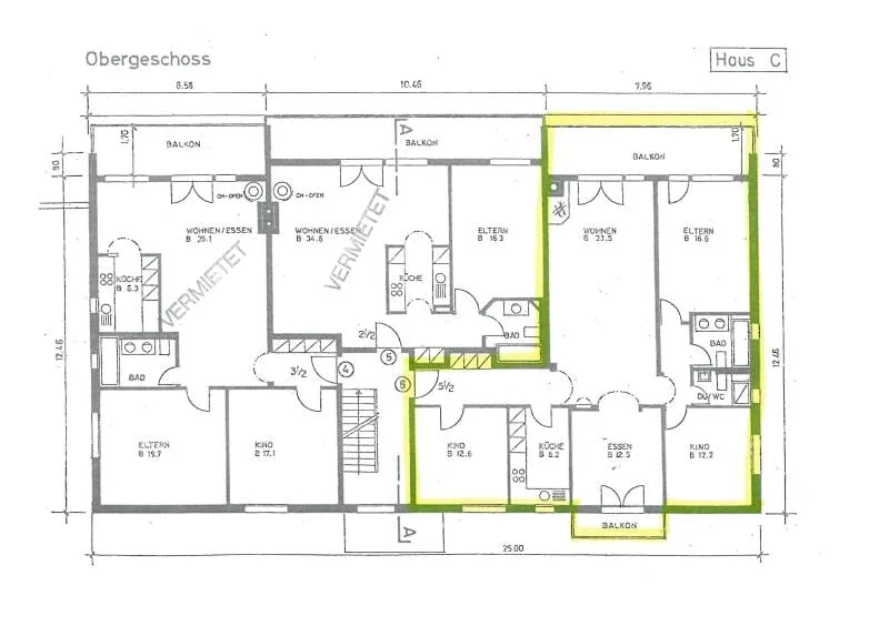 Appartement spacieux 5 pièces avec cheminée et balcon à Neerach