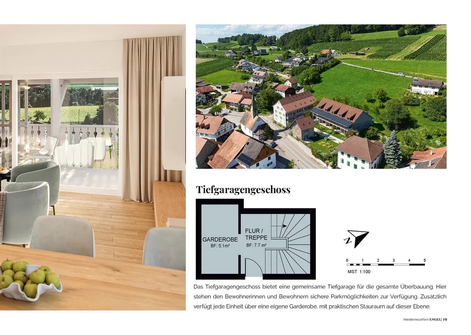 Overbuilding Engel, modern semi-detached single-family house Premium