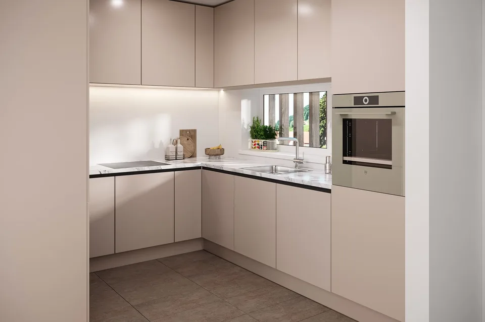 Overbuilding Engel, modern semi-detached single-family house Premium