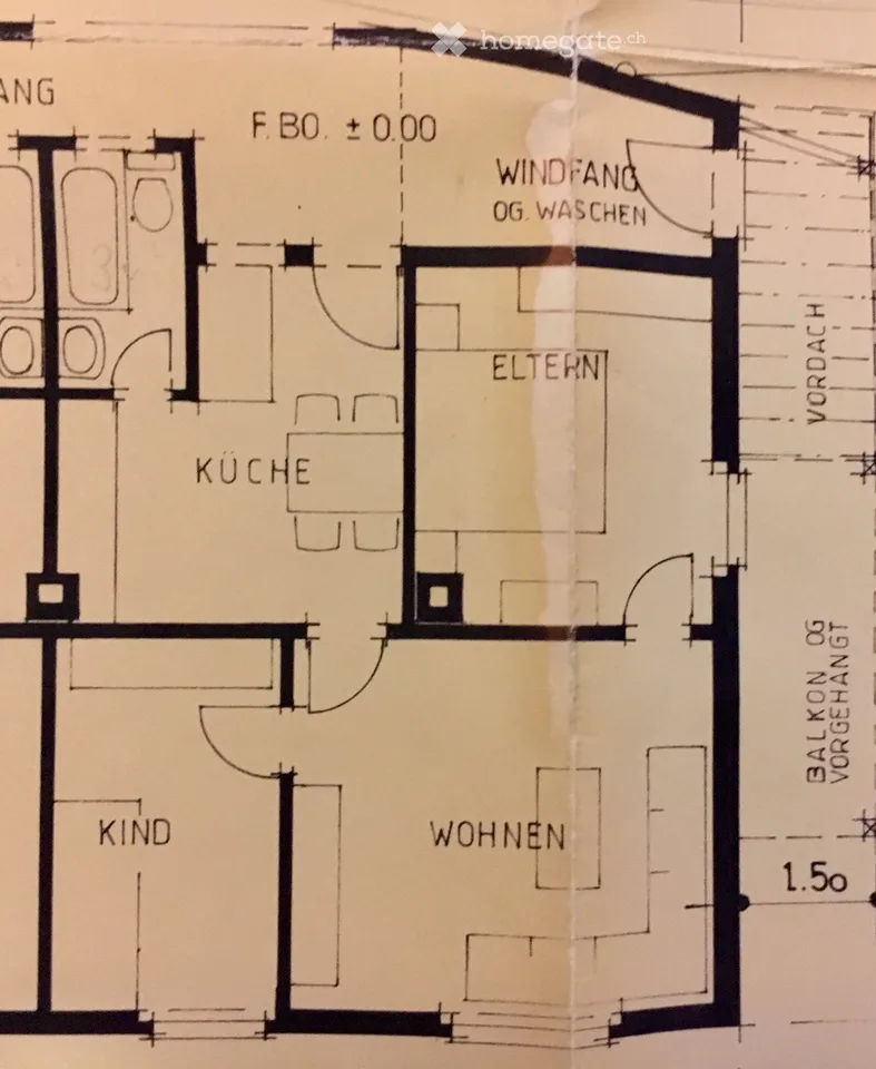 Appartement 3,5 pièces, très bonne connexion aux transports en commun