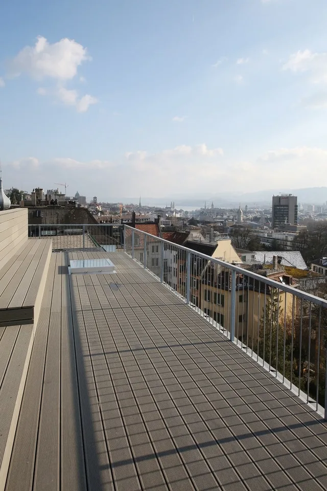 Appartement de charme rénové avec 2 terrasses sur le toit, district 6