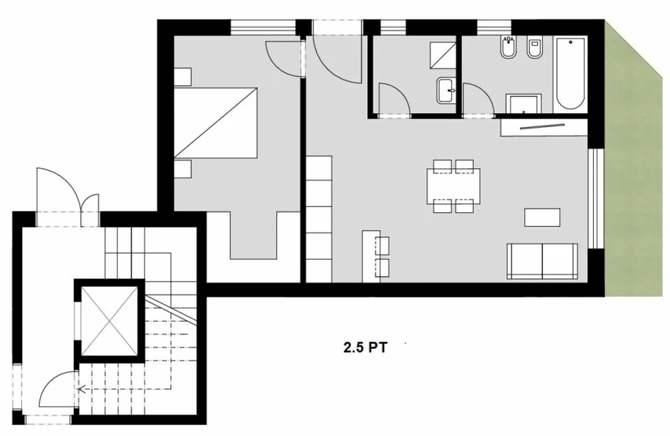 RECENT 2.5-ROOM APARTMENTS IN MALVAGLIA