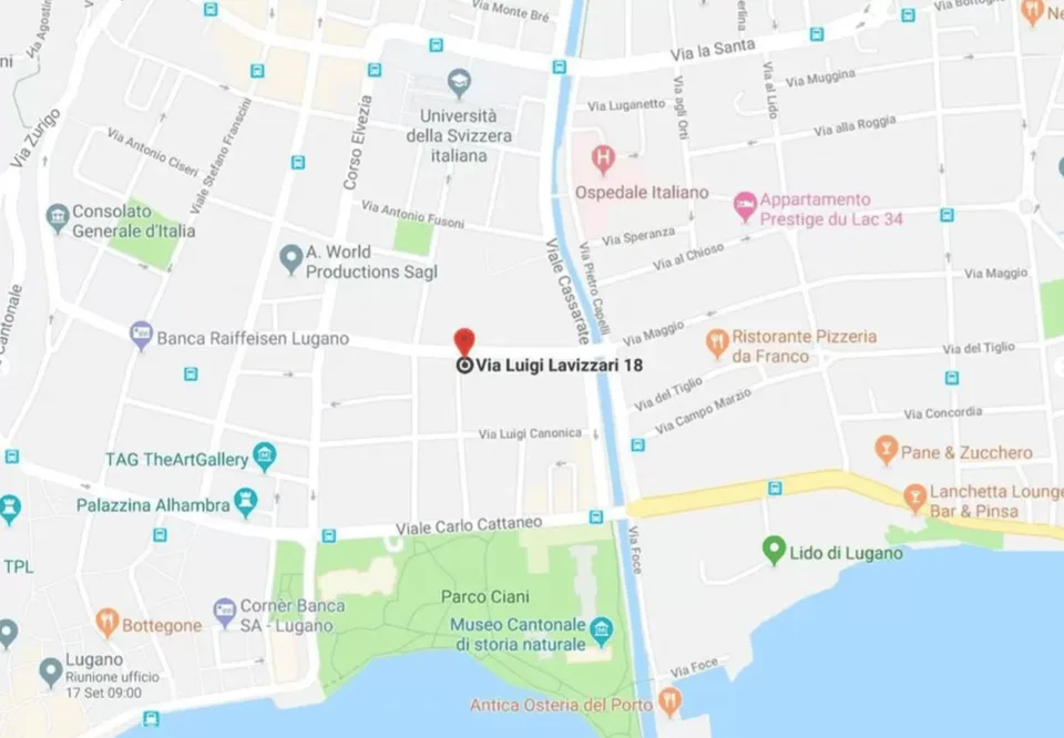 Wohnung mit Möbeln in Lugano im Zentrum