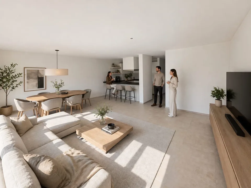 Moderne Reihenhaus-Villa im Neubau in Genestrerio – 5 Räume mit Garten und schöner Aussicht