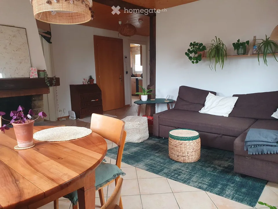 Schöne sonnige 3,5-Zimmer-Wohnung in Palézieux-Gare