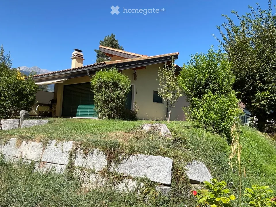 Casa indipendente di 6.5 locali a Bramois – Charme e tranquillità in Vallese