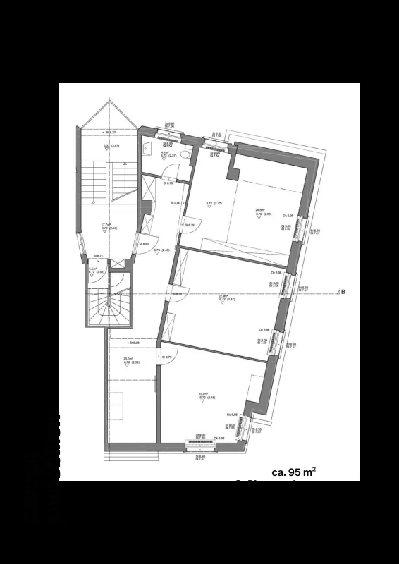 Espace de bureau fraîchement rénové dans le quartier de Seefeld à Zurich