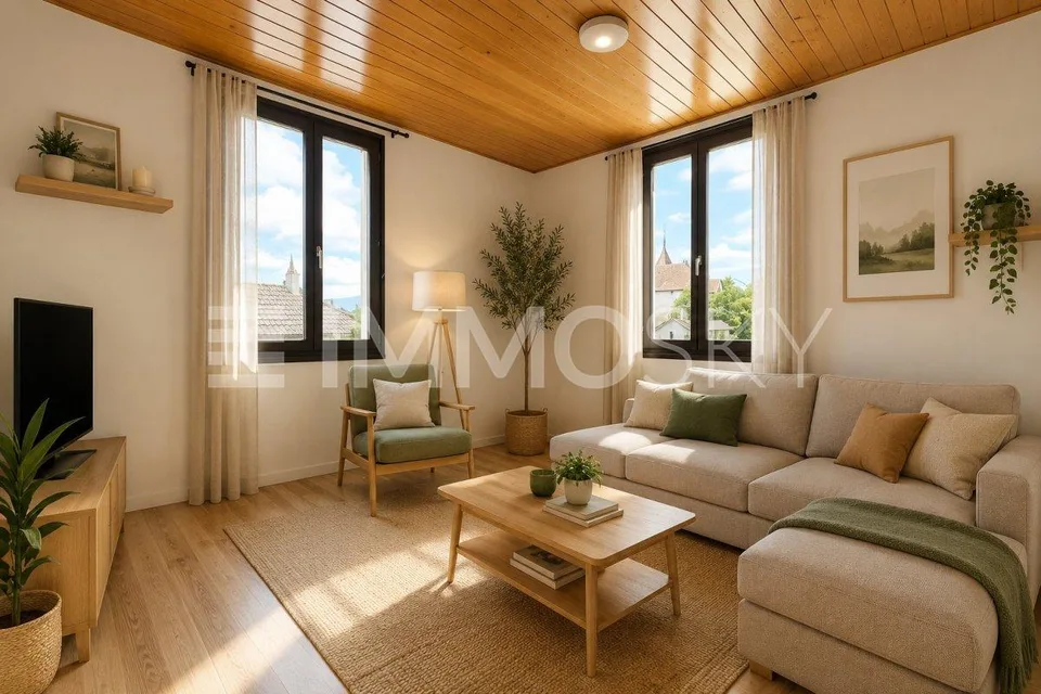 Exklusivität ImmoSky Chalet mit 2 Apartments in La Sarraz
