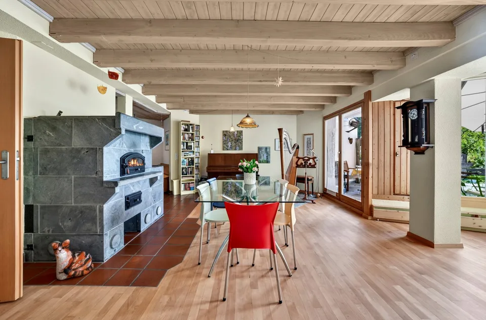 6.5-room row house in an attractive location with a lot of green space