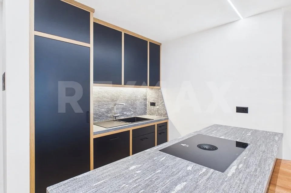Rêve alpin : Appartement de 2,5 pièces rénové avec style et balcon