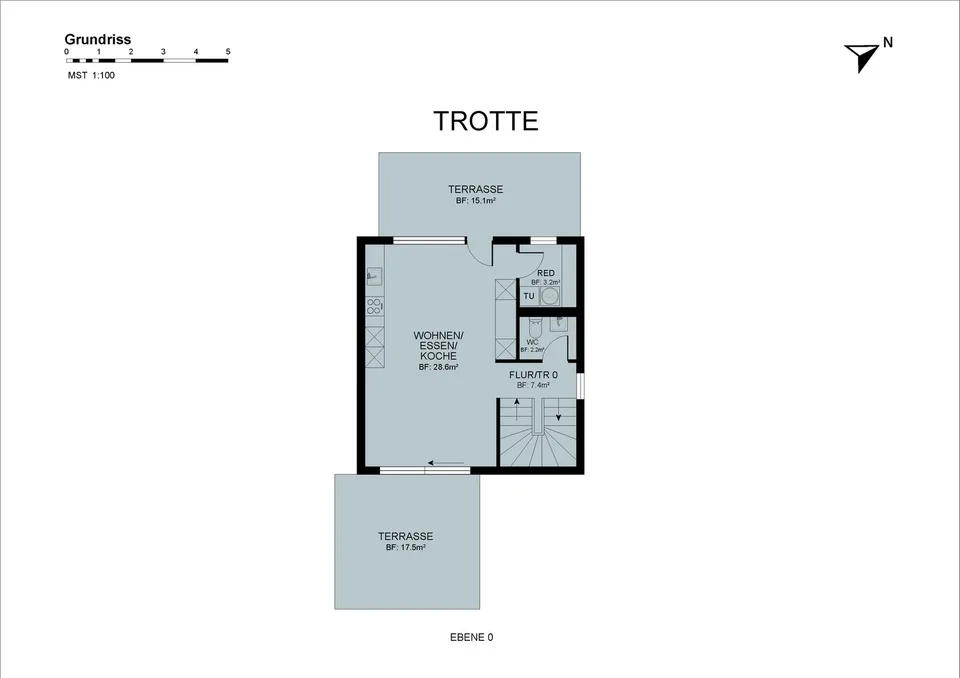 Überbauung Engel, Casa unifamiliare "Trotte" / 4,5 locali