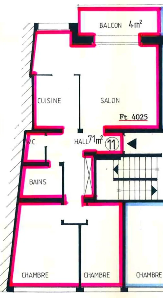 Yverdon centre - Appartement de 3,5 pièces avec parking extérieur