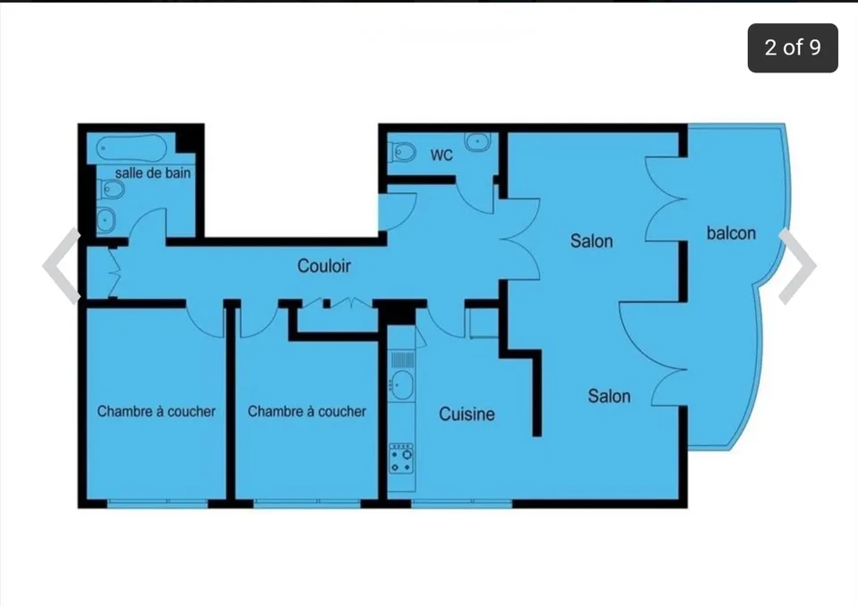 Urgent-Takeover of lease on 1.10, 4 rooms in Geneva Champel