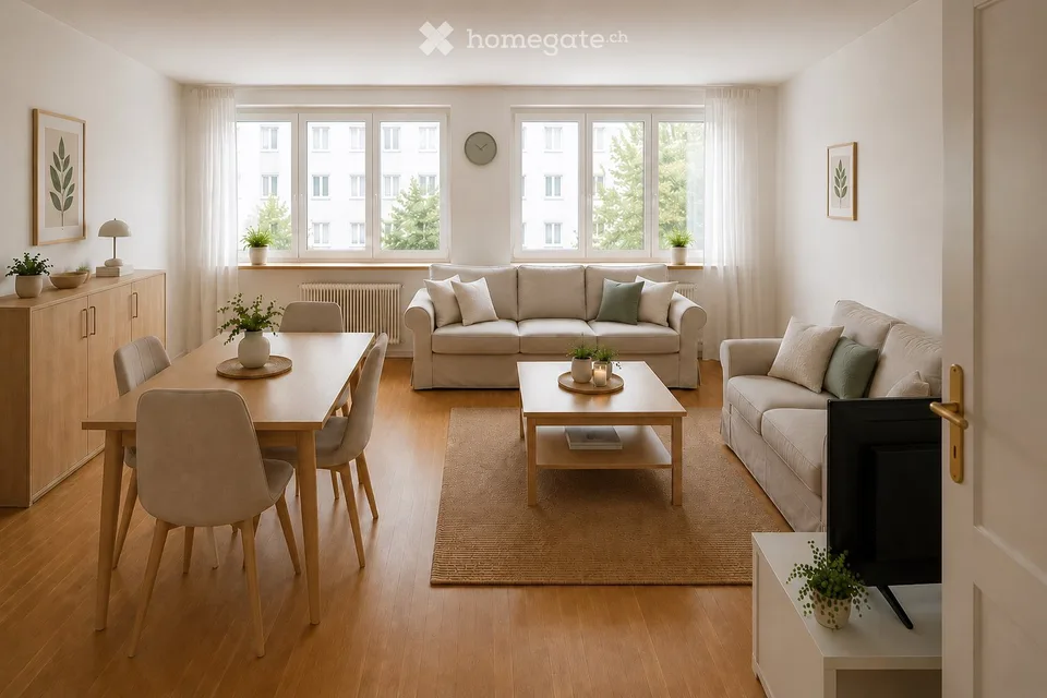 Sanierte 3-Zimmer-Wohnung an zentraler Lage in Brugg - ab 1. Oktober 2026