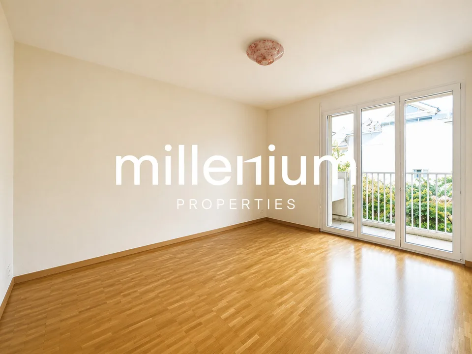 Appartement familial avec balcons au cœur de Bernex