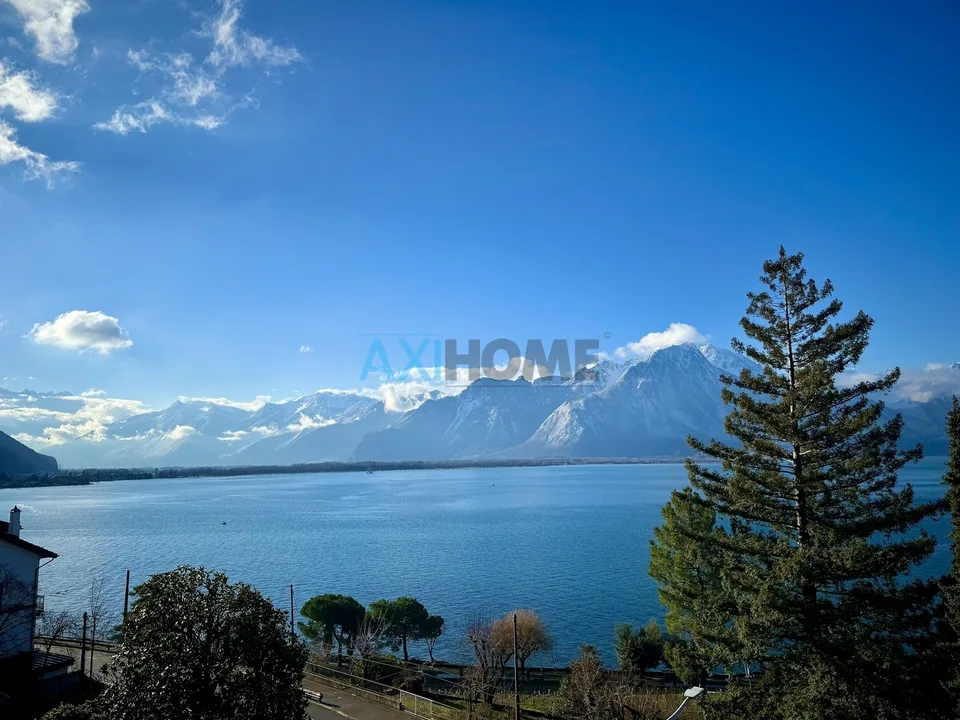 EN EXCLUSIVITÉ, à deux pas du lac avec vue exceptionnelle