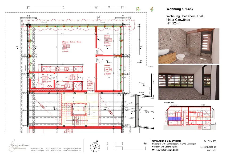Apartment in a renovated farmhouse for rent