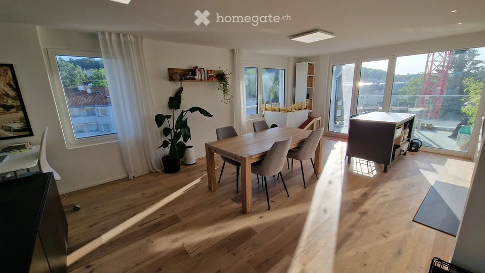 Bright 85 m² Attic Apartment in Zürich