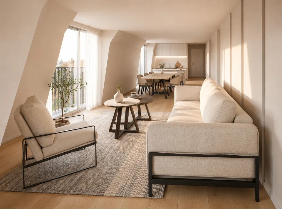Attique contemporain de 4 pièces à Lausanne - Lot 13 – photo 3 sur 29