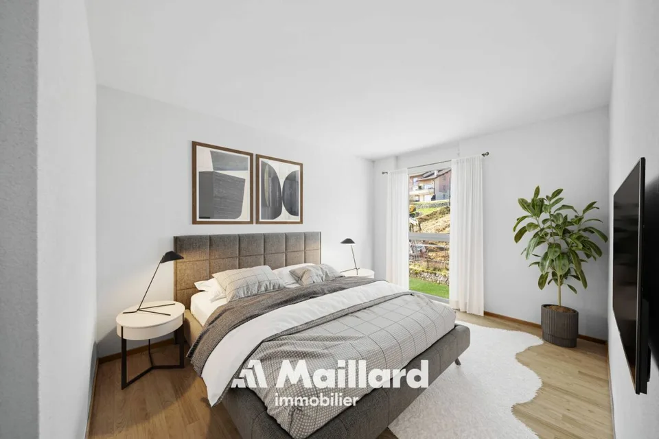 Orbe - Neues 4,5-Zimmer-Apartment mit Blick auf die Ebene und die Alpen – Foto 3 von 26