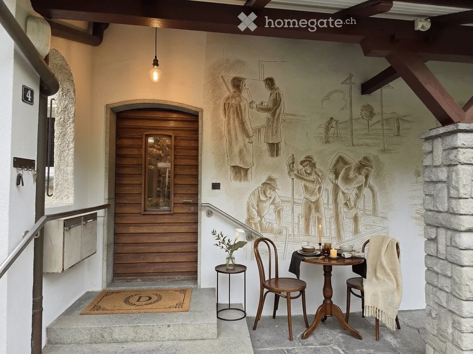 Maison de famille charmante de 6 pièces avec jardin dans un emplacement central à Baar