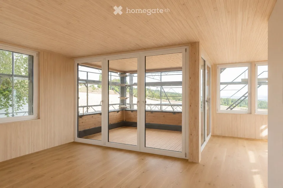 Moderne 3.5-Zimmer-Neubauwohnungen an der Stadtgrenze mit freier Aussicht ins Grüne