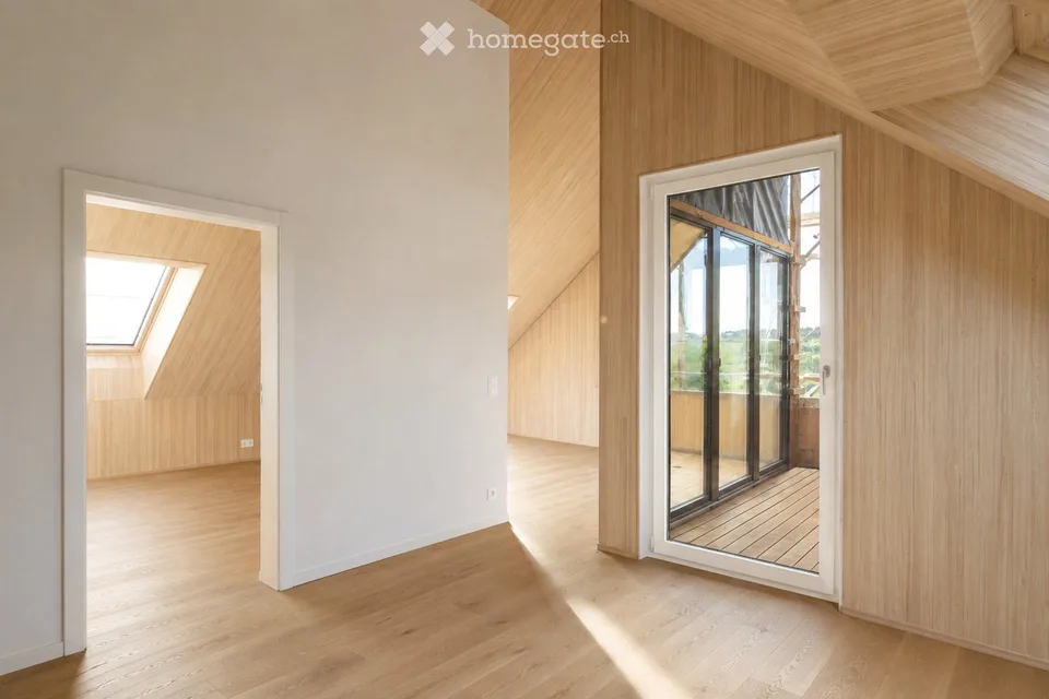 Moderne 3.5-Zimmer-Neubauwohnungen an der Stadtgrenze mit freier Aussicht ins Grüne