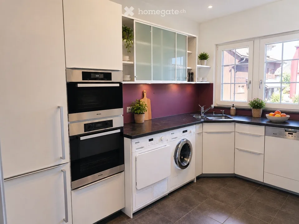Appartement de rêve 4.5 pièces avec jardin et balcon à Dachsen