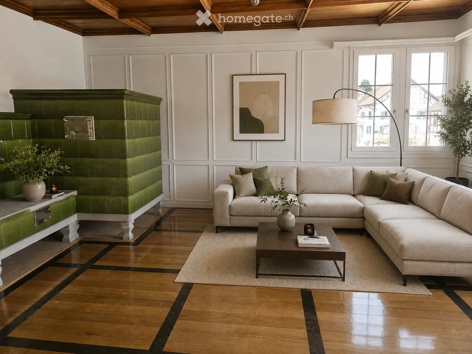 Appartement de rêve 4.5 pièces avec jardin et balcon à Dachsen