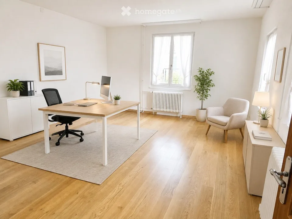 Appartement de rêve 4.5 pièces avec jardin et balcon à Dachsen