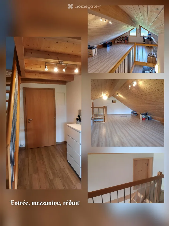 Charmant appartement à louer à Estévenens