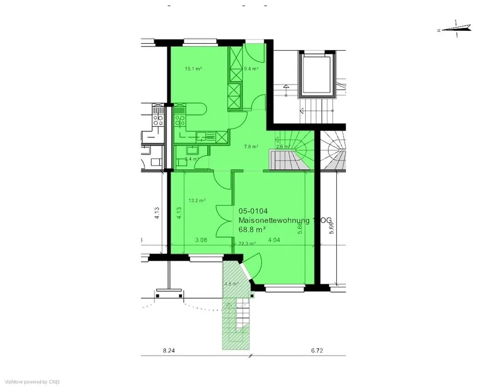 frisch sanierte 4.5-Zimmer-Wohnung mitten in Schwerzenbach