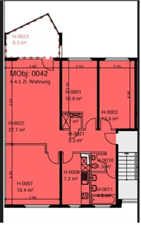 Attractive apartment in a family-friendly area