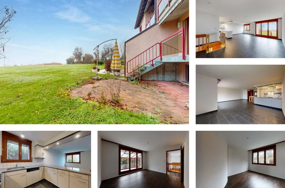 Duplex am Bielersee mit Garten & Seesicht / Duplex au bord du lac avec jardin & vue