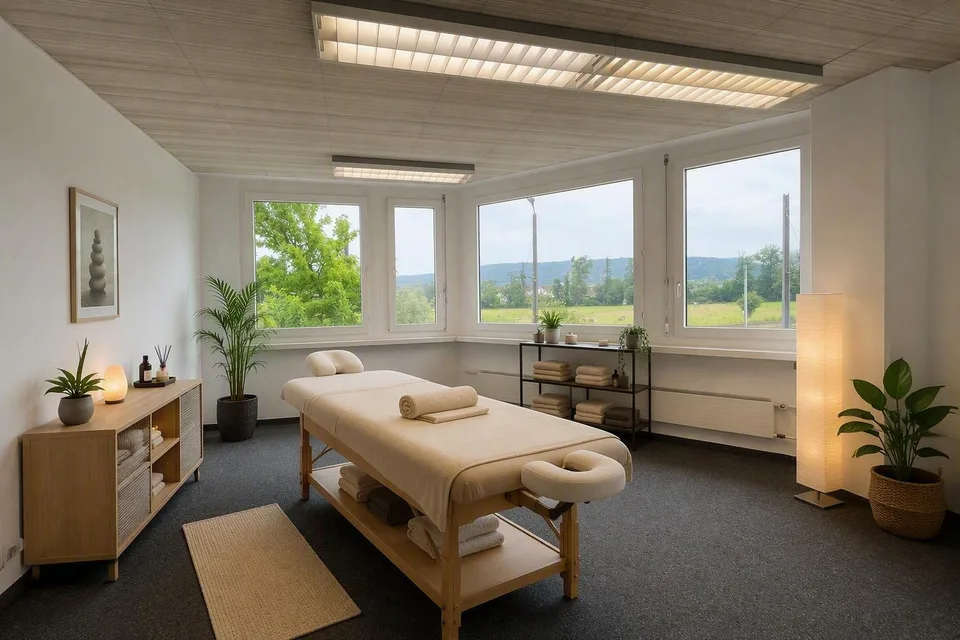 Flexible office spaces for rent in a well-maintained office community