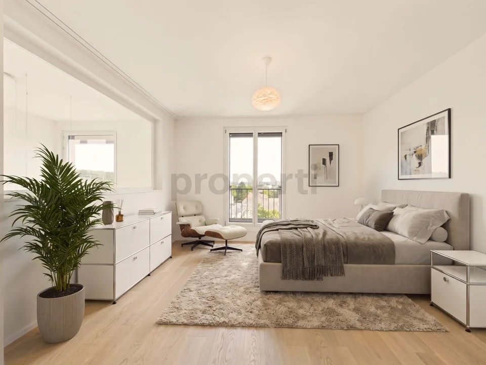 Newly built attic 4.5 rooms | Duplex | Terrace | Reinach