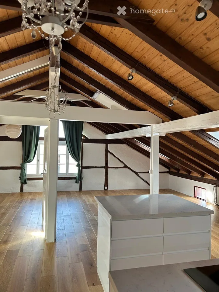Renovated attic apartment near Stäfa Rebberg Lattenberg