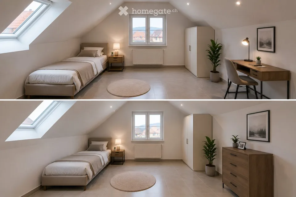 Maison mitoyenne exclusive avec deux unités de résidence à un emplacement idéal à Baden-Baldegg