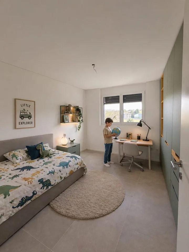 Modern semi-detached villa in new construction in Genestrerio – 5 rooms with garden and beautiful view