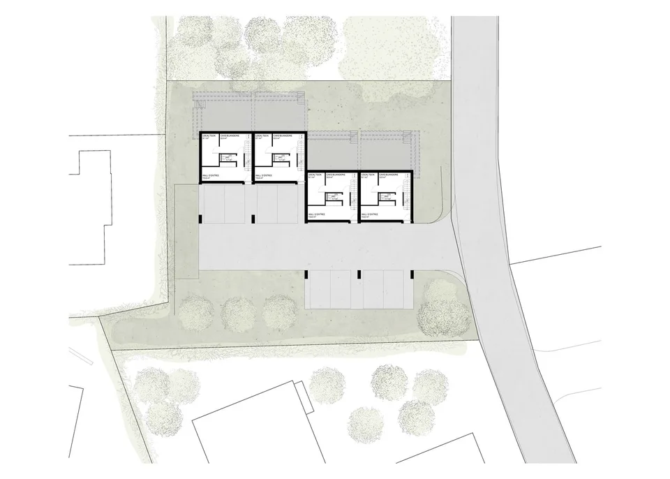 Architecture et beaux volumes | Villa C du projet Pra Vinea à Corminboeuf