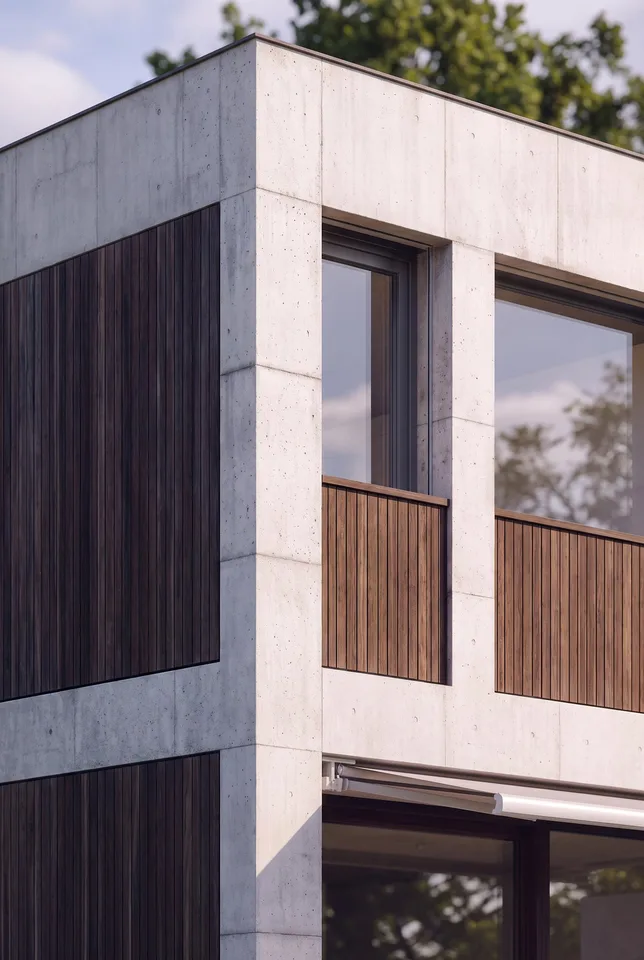Architecture et beaux volumes | Villa C du projet Pra Vinea à Corminboeuf