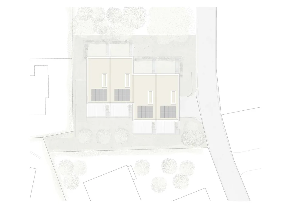 Architecture et beaux volumes | Villa C du projet Pra Vinea à Corminboeuf