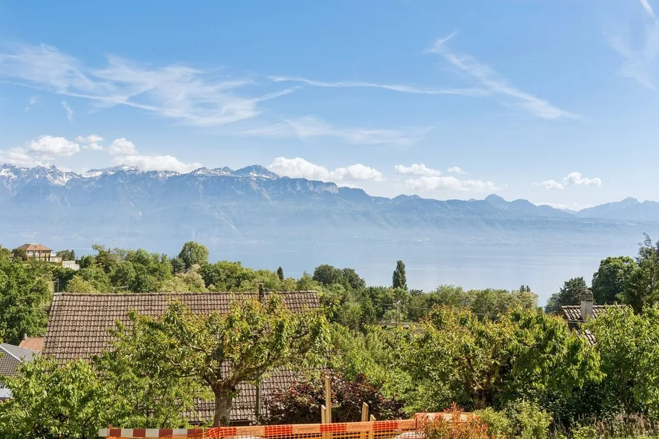 Duplex with exceptional view of the lake - A terrace on Lake Geneva