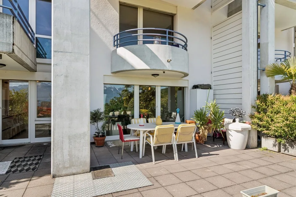 Duplex with exceptional view of the lake - A terrace on Lake Geneva