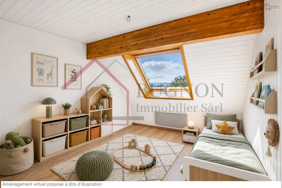 Spacious 4.5-room apartment with private elevator - Romont center