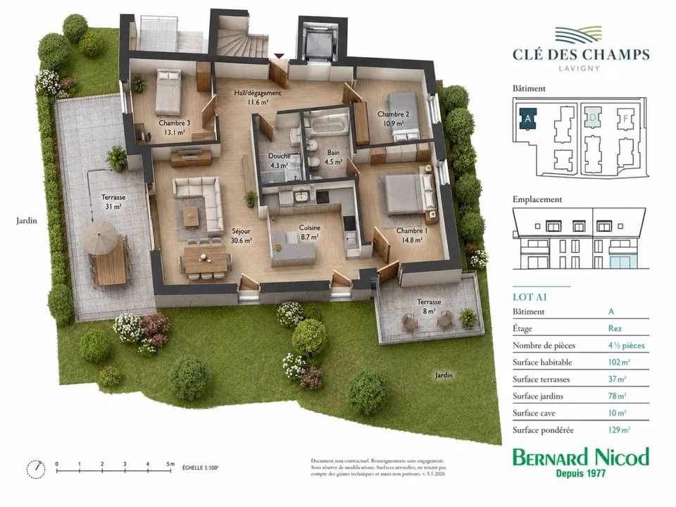 Nouvelle Promotion! Appartements de 3.5 à 5.5 pièces avec terrasses et balcons