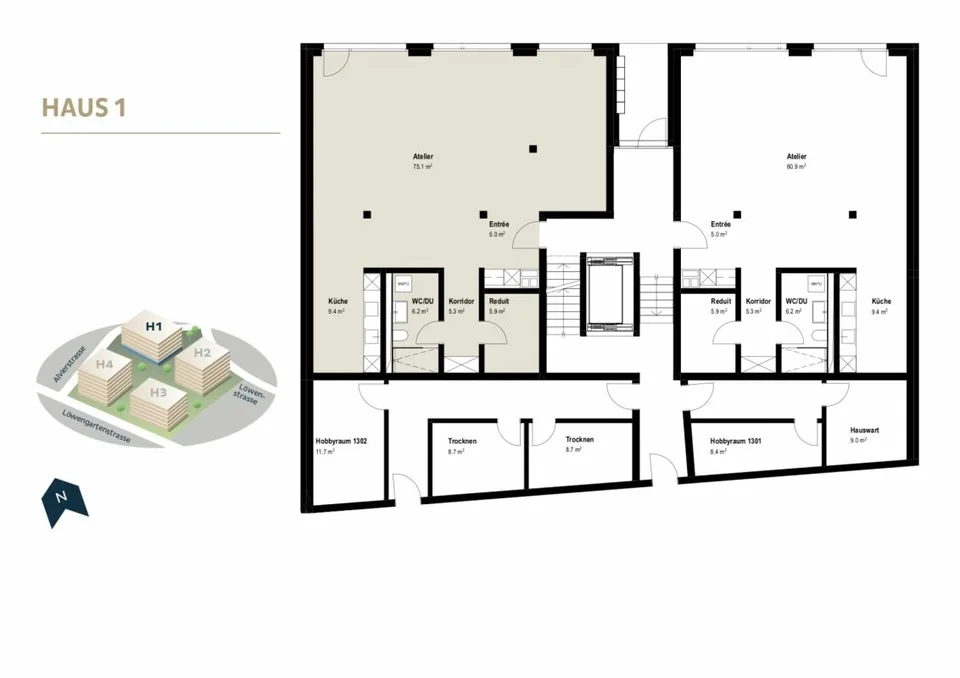 Premier location : Espace commercial moderne avec construction de haute qualité en plein centre-ville