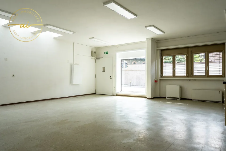 Single-family house with attached commercial space